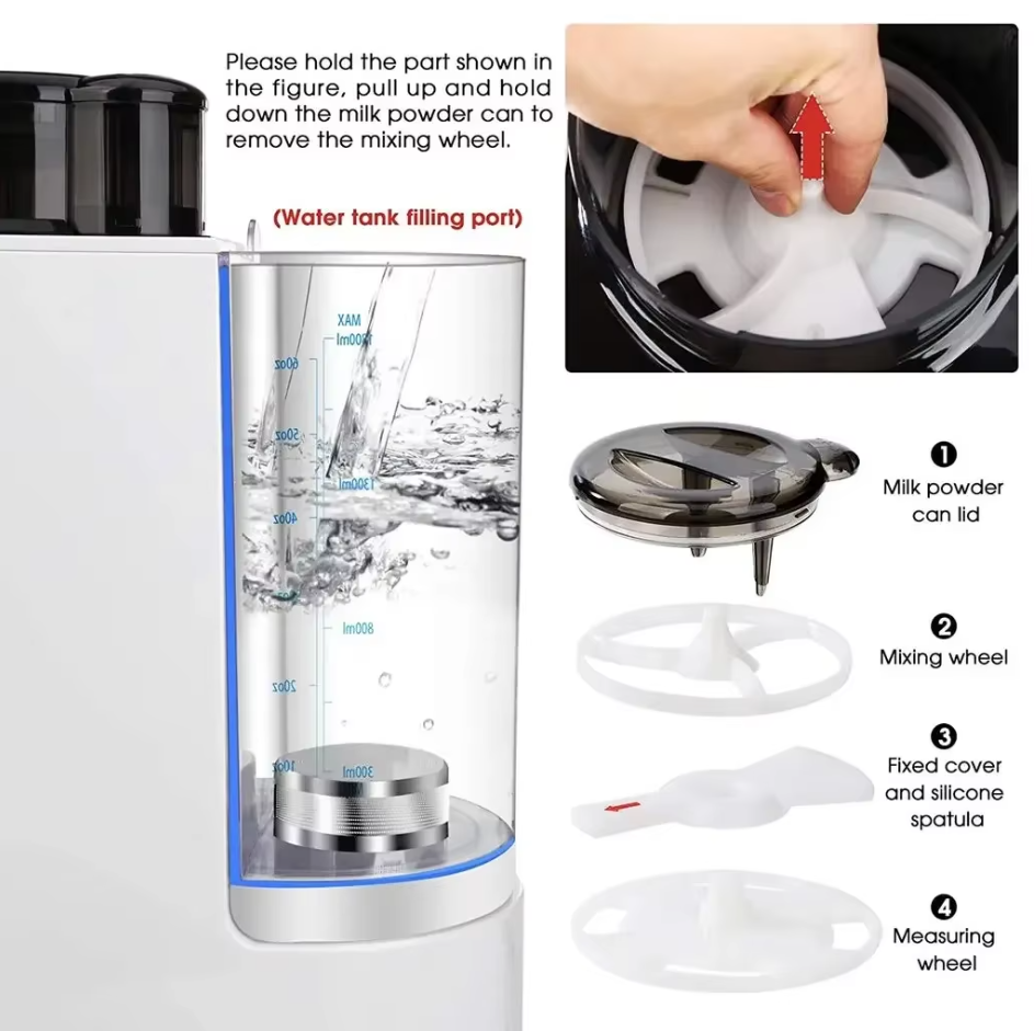 Intelligent smart Baby milk formula maker, APP one step automatic baby milk formula dispenser/baby formula machine